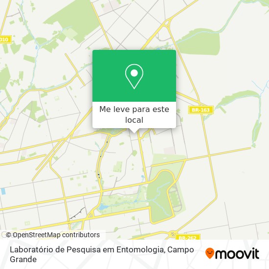 Laboratório de Pesquisa em Entomologia mapa