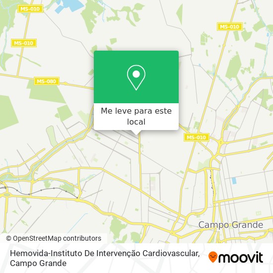 Hemovida-Instituto De Intervenção Cardiovascular mapa