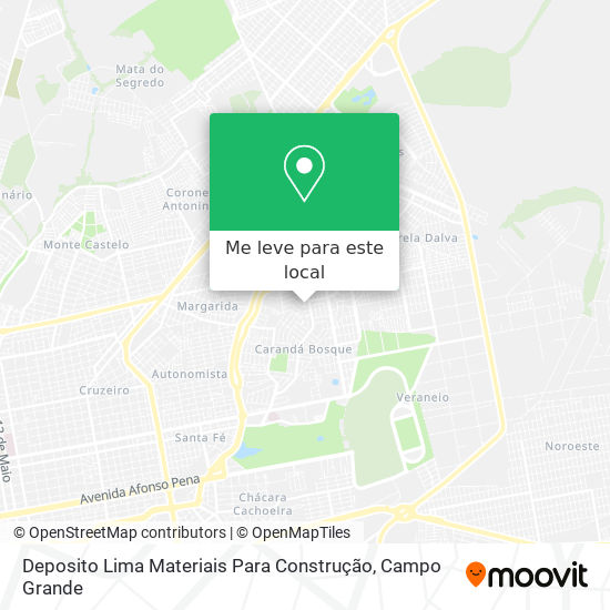 Deposito Lima Materiais Para Construção mapa