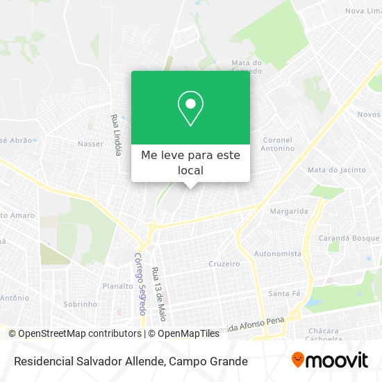 Residencial Salvador Allende mapa