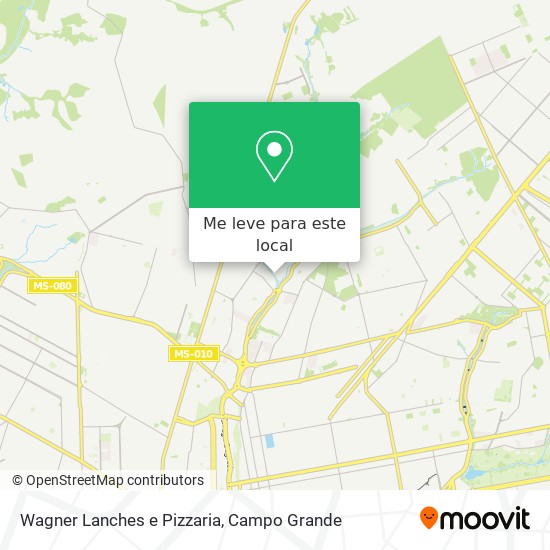 Wagner Lanches e Pizzaria mapa