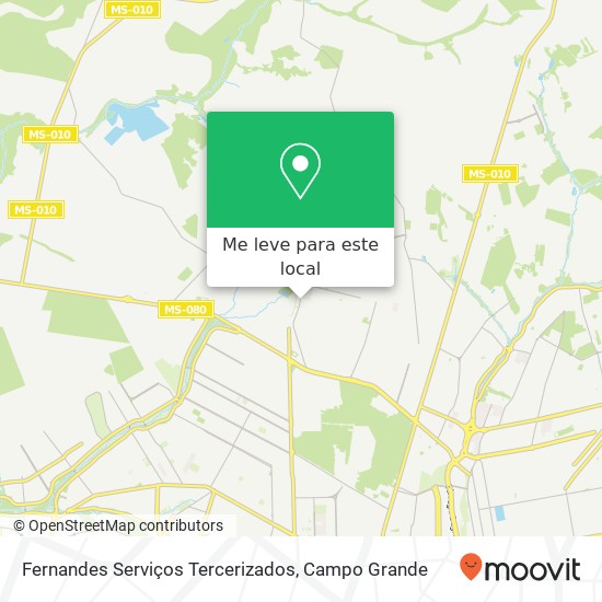 Fernandes Serviços Tercerizados mapa