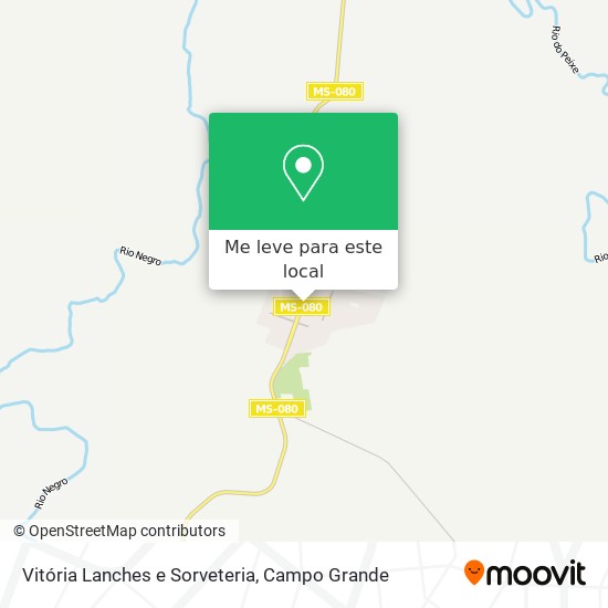 Vitória Lanches e Sorveteria mapa