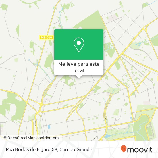 Rua Bodas de Figaro 58 mapa