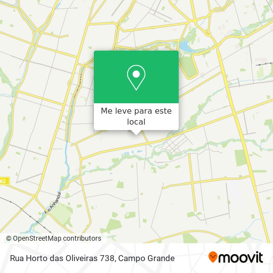 Rua Horto das Oliveiras 738 mapa