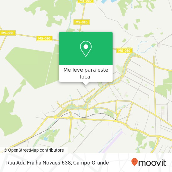 Rua Ada Fraiha Novaes 638 mapa