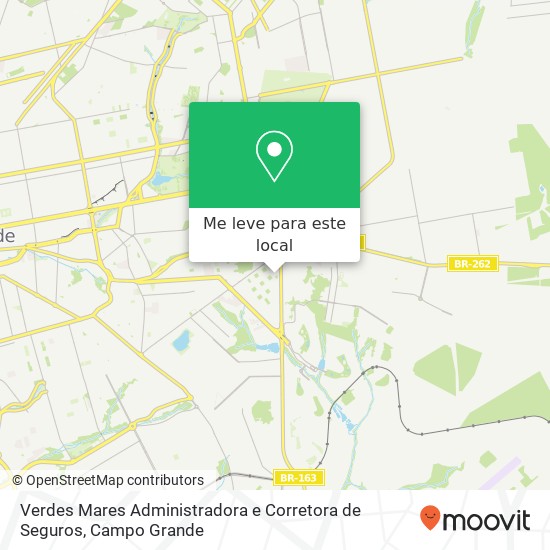 Verdes Mares Administradora e Corretora de Seguros mapa