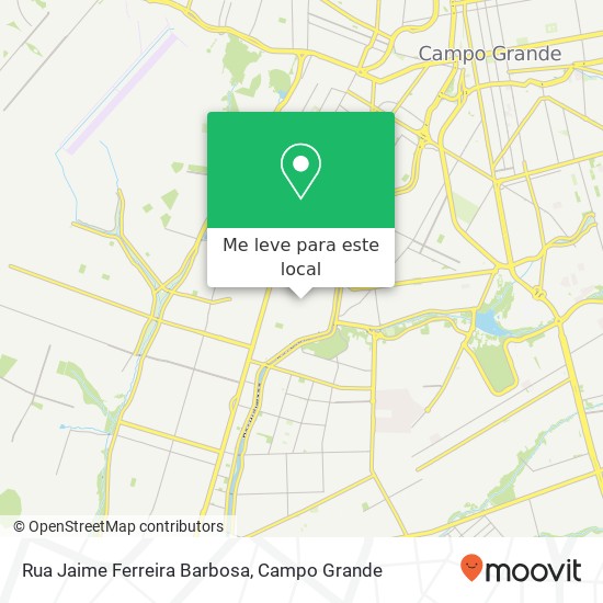 Rua Jaime Ferreira Barbosa mapa