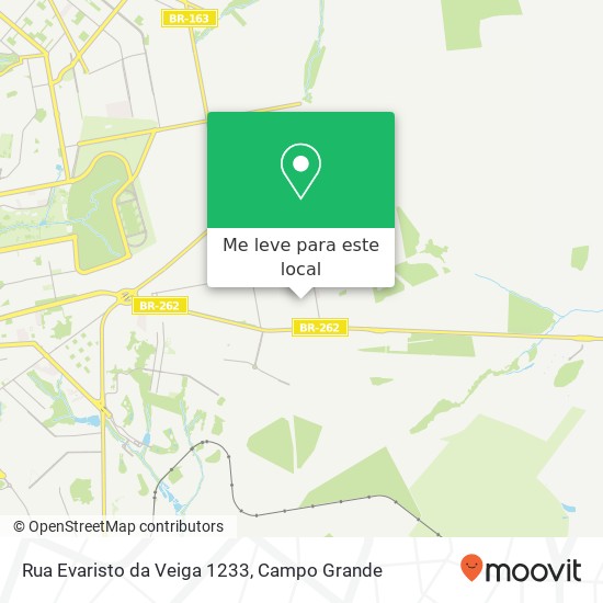 Rua Evaristo da Veiga 1233 mapa