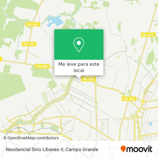 Residencial Sirio Libanes II mapa