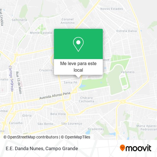 E.E. Danda Nunes mapa