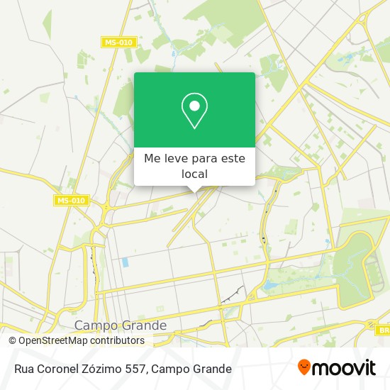 Rua Coronel Zózimo 557 mapa