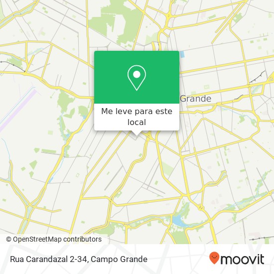 Rua Carandazal 2-34 mapa