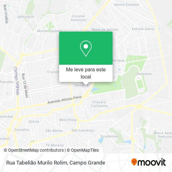 Rua Tabelião Murilo Rolim mapa