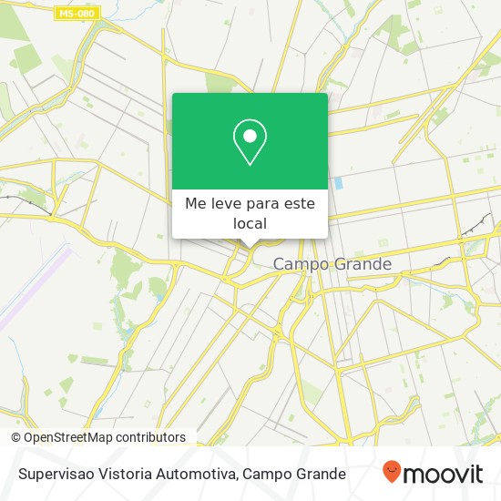 Supervisao Vistoria Automotiva mapa