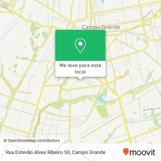Rua Estevão Alves Ribeiro 50 mapa