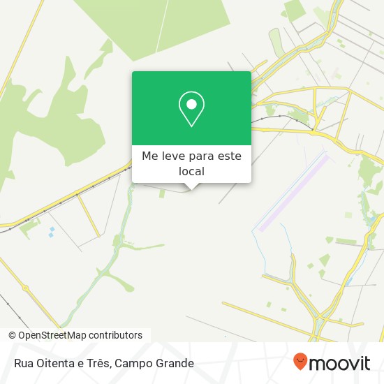 Rua Oitenta e Três mapa