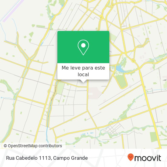 Rua Cabedelo 1113 mapa
