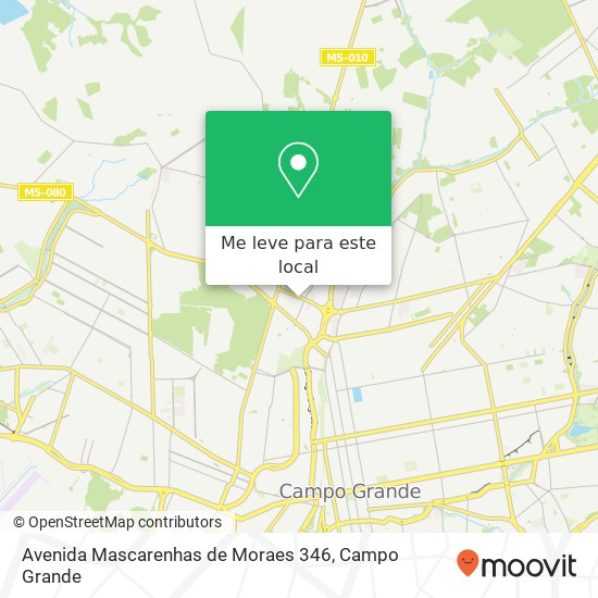 Avenida Mascarenhas de Moraes 346 mapa