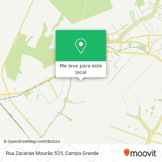 Rua Zacarias Mourão 525 mapa