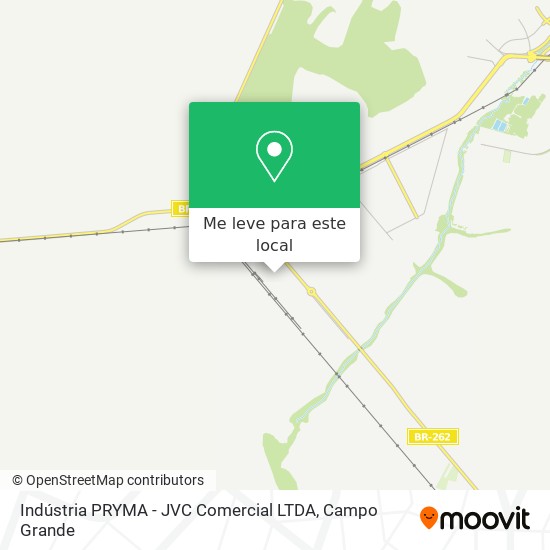 Indústria PRYMA - JVC Comercial LTDA mapa