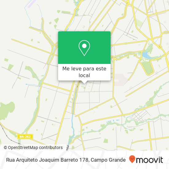 Rua Arquiteto Joaquim Barreto 178 mapa