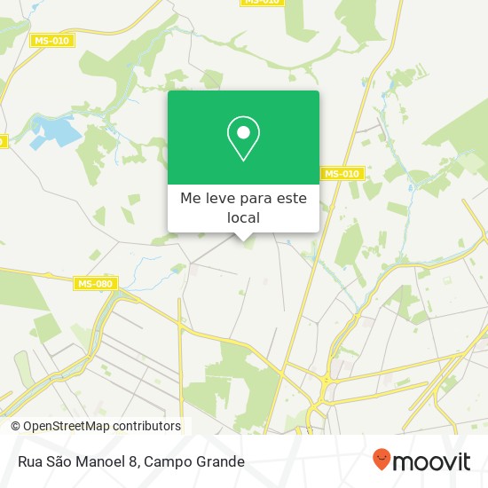Rua São Manoel 8 mapa
