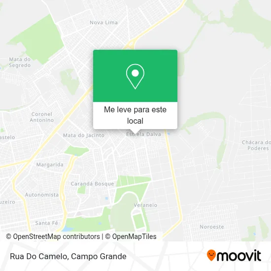Rua Do Camelo mapa