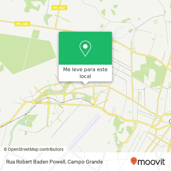 Rua Robert Baden Powell mapa