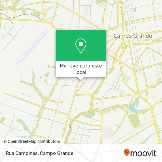 Rua Campinas mapa