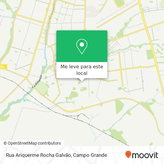 Rua Ariquerme Rocha Galvão mapa