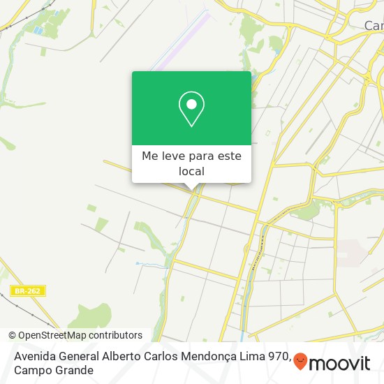 Avenida General Alberto Carlos Mendonça Lima 970 mapa