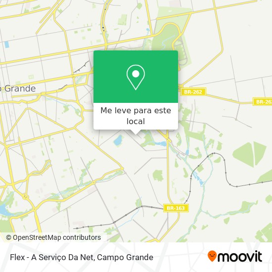 Flex - A Serviço Da Net mapa