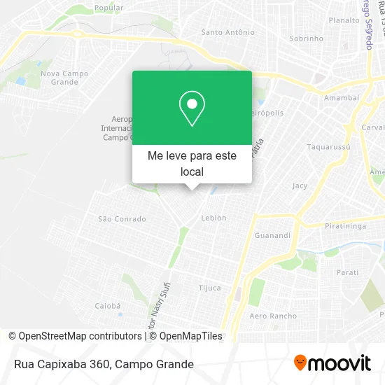 Rua Capixaba 360 mapa