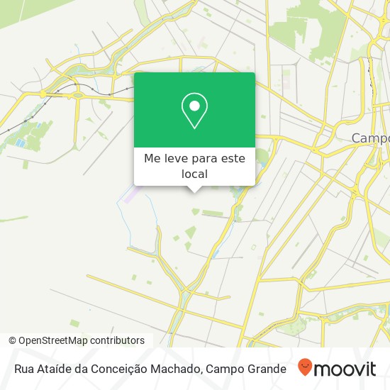 Rua Ataíde da Conceição Machado mapa