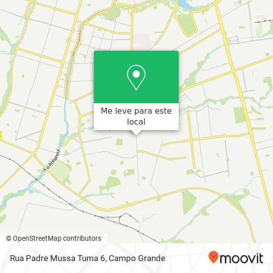 Rua Padre Mussa Tuma 6 mapa