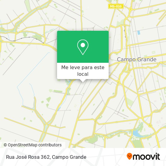 Rua José Rosa 362 mapa