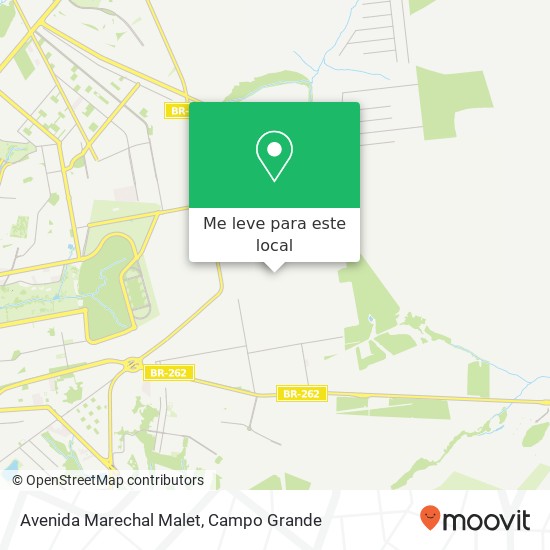 Avenida Marechal Malet mapa