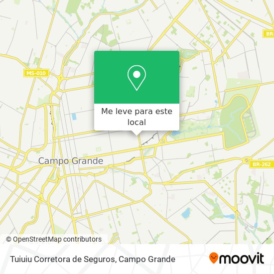 Tuiuiu Corretora de Seguros mapa