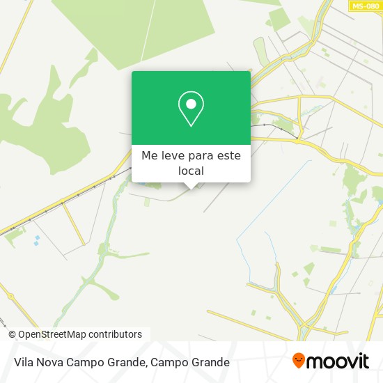 Vila Nova Campo Grande mapa