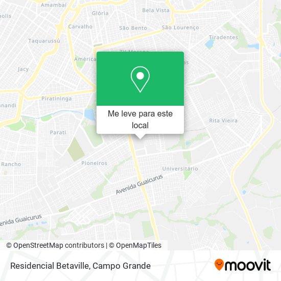 Residencial Betaville mapa