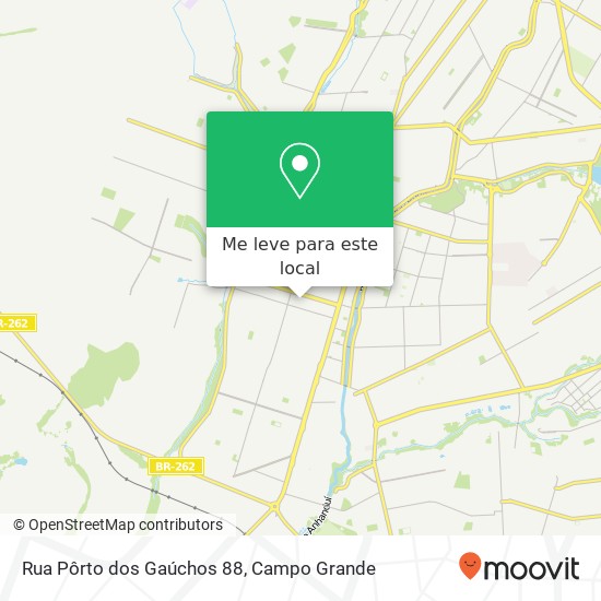 Rua Pôrto dos Gaúchos 88 mapa