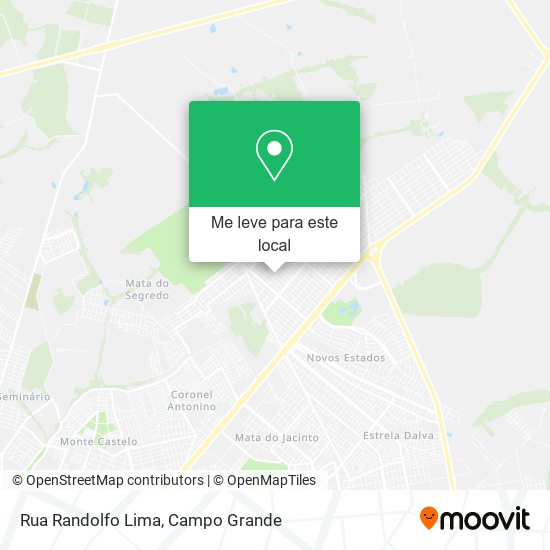 Rua Randolfo Lima mapa