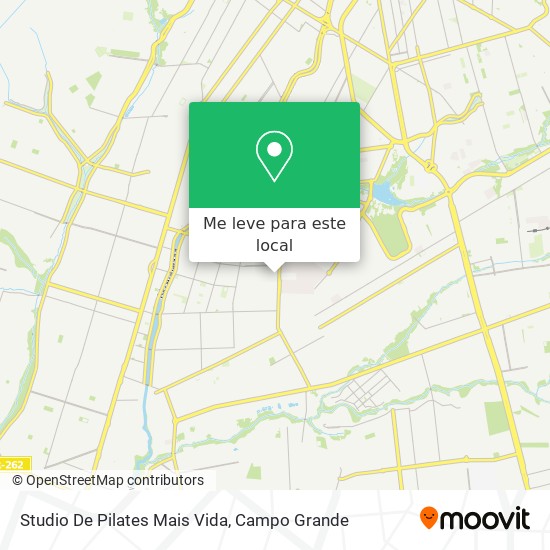 Studio De Pilates Mais Vida mapa