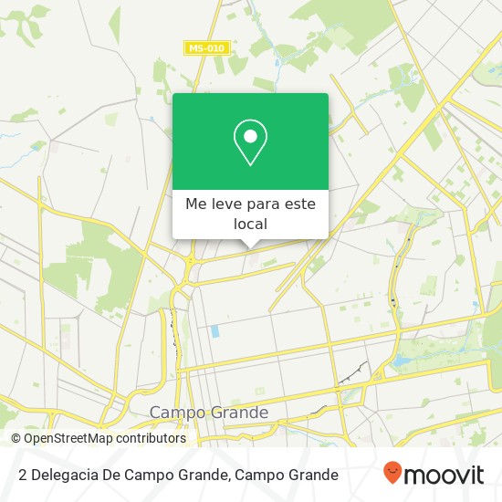 2 Delegacia De Campo Grande mapa