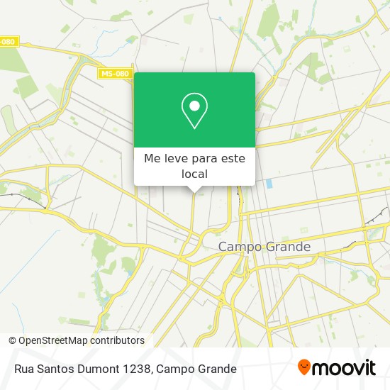 Rua Santos Dumont 1238 mapa