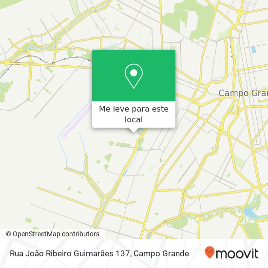 Rua João Ribeiro Guimarães 137 mapa