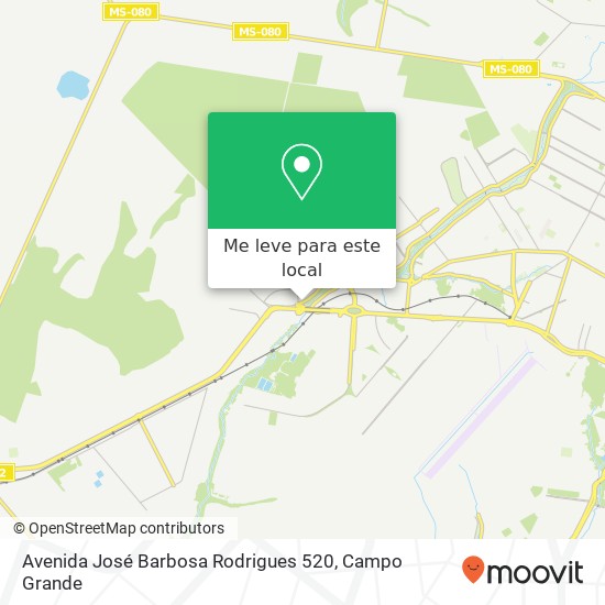 Avenida José Barbosa Rodrigues 520 mapa