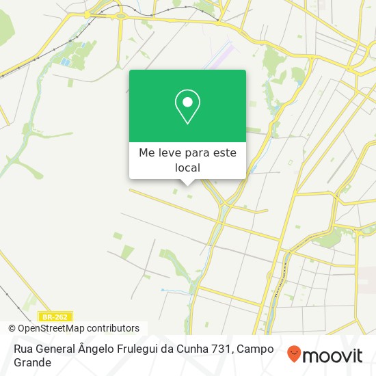 Rua General Ângelo Frulegui da Cunha 731 mapa