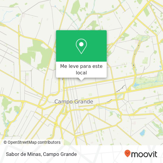 Sabor de Minas mapa